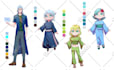 draw a character sheet in anime style