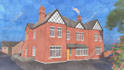 make artist impression drawing for your architecture project