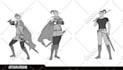 draw character design sheet