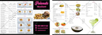 design restaurant menu design or digital menu