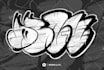modify your logo in graffiti style