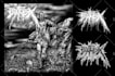 make illustration, horror, dark, and metal band artwork