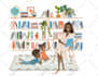 draw cute and colorful illustration