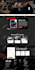 design creative one page website psd template