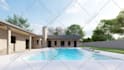 3d landscape design, backyard, front yard, deck, pool as a landscape architect
