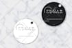 design candle labels with print ready file plus mockup