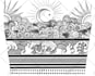 create your line art custom tattoo design and illustration