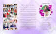 design modern obituary, funeral program in 1hr