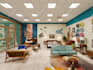 do bathroom interior design and laundry in 3d and render