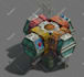 create isometric concept art buildings for your project