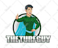draw awesome superhero mascot character and logo