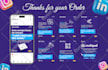 design attractive social media, instagram and linkedin carousels