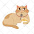 create cartoon vector animal in a simple style
