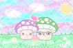 make kawaii cute pastel crayon drawings and chibi for you