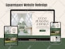 redesign squarespace site redesign fix update square space edit squarespace seo