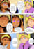 create manga comic page with custom characters