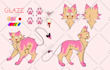 draw a ref sheet for your animal oc