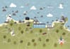 create detailed map illustration