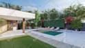 do 3d backyard landscape, garden, pool, patio, terrace
