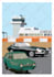 draw vintage, classic, retro vector poster car or any vehicle