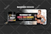 design professional website banner, header, google ad