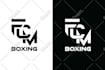 do modern  fitness,gym, warrior, sports and monogram 3d logo