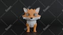 create 3d cute character modeling design for game printing sclupting
