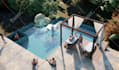 do landscape,garden,pool,backyard design and render