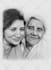 draw a realistic pencil sketch of a couple portrait