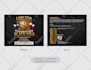 product label design canva, packaging design canva editable print ready file