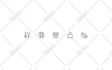 design custom minimal line icons for saas, fintech and web apps