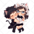 draw cute couple chibi illustration
