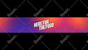 make a minimalist youtube banner