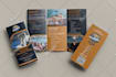 design urgent flyer, booklet,  postcard, bifold and trifold brochure design