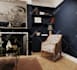 create elegant living and family room