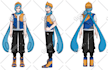 draw a character sheet reference for your oc