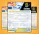 design marketing and promotional real estate digital business flyer with qr code