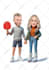 draw funny real estate caricature for you