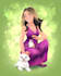 draw custom cute cartoon portrait, cute pet portrait