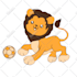 draw cute animals character, sticker, emoticon