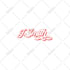 design custom hand lettering, scripted, cursive logo creation