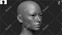 model 3d game character, facial rig, full body rig, animation