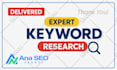 build SEO keyword research list with long tail and competitor search