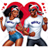 do african american illustrations for t shirts, logo designs