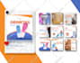 create 30 unique social media posts designs for whole month