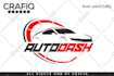 do motorsports car bike racing sports team club logo design
