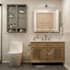 modern bathroom interior design and realistic 3d rendering