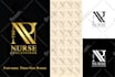 do minimalist monogram and initial letters clothing brand logo design