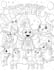 draw coloring pages for kids and children