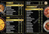 design food menu, restaurant and digital menu
